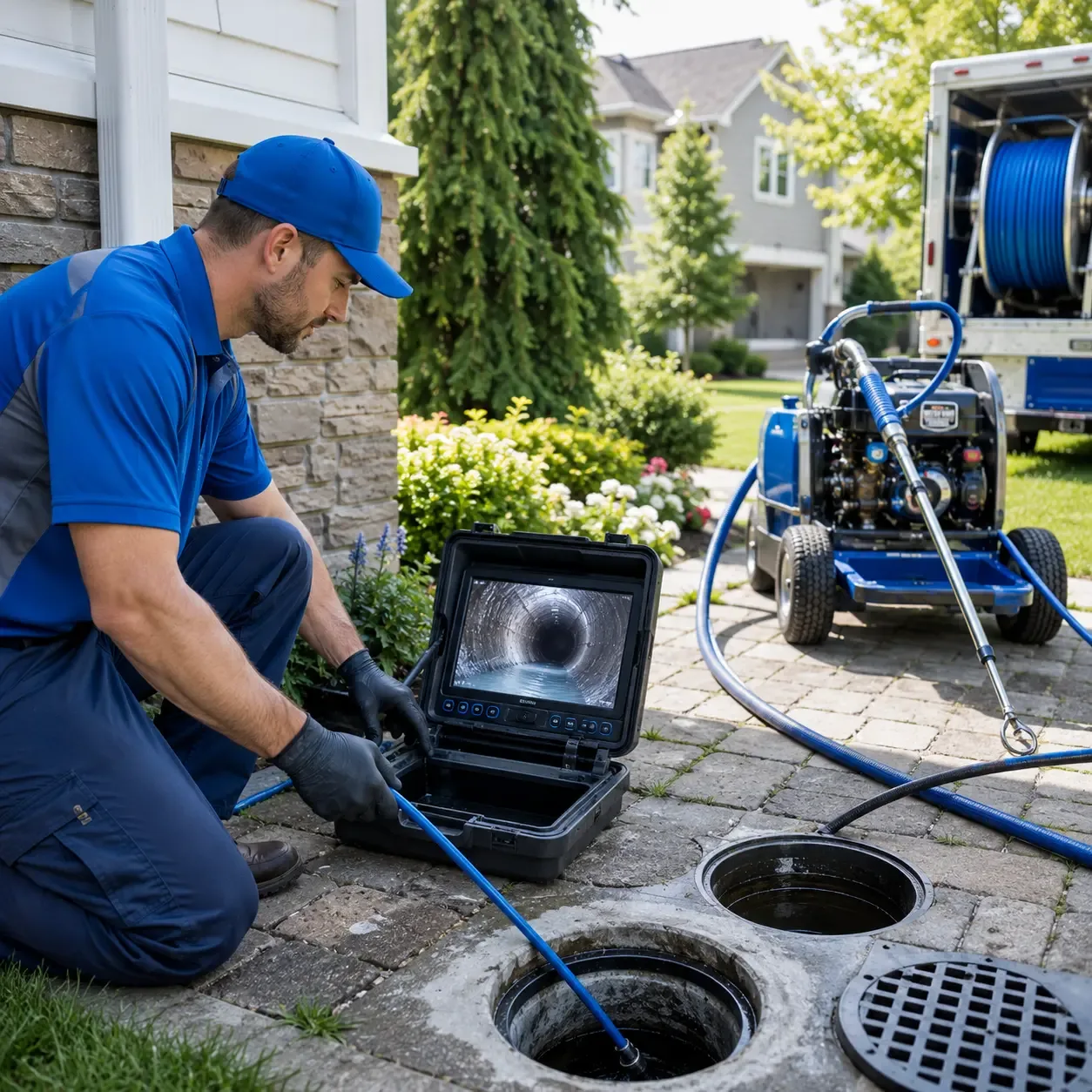 Outdoor drain cleaning professionals serving East Ellijay, GA
